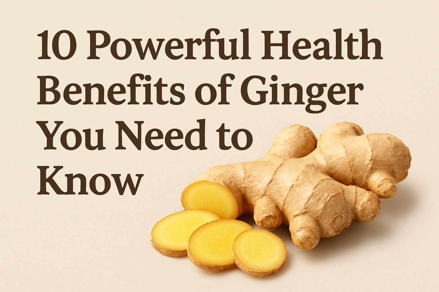 10 Powerful Health Benefits of Ginger